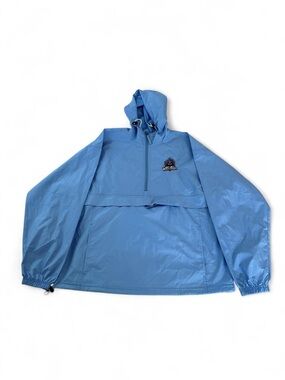 Champion blue windbreaker jacket men large